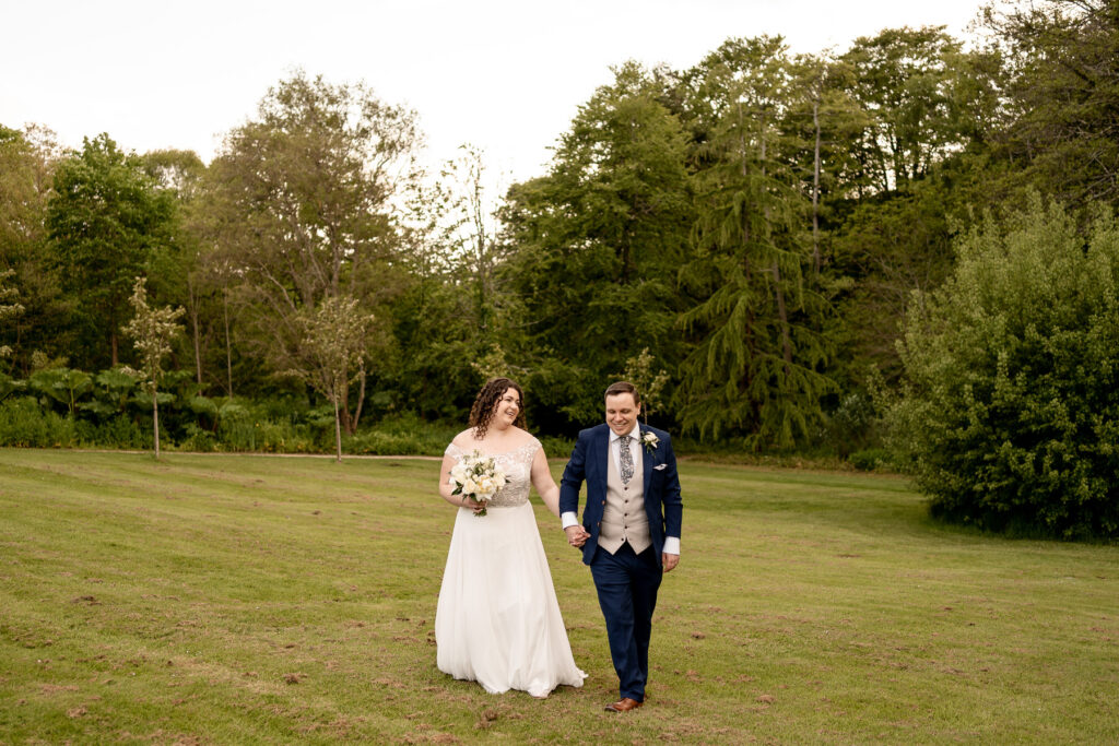 Bride and Groom during their Chewton Glen wedding by Chewton Glen wedding photographer Martin Bell Photography