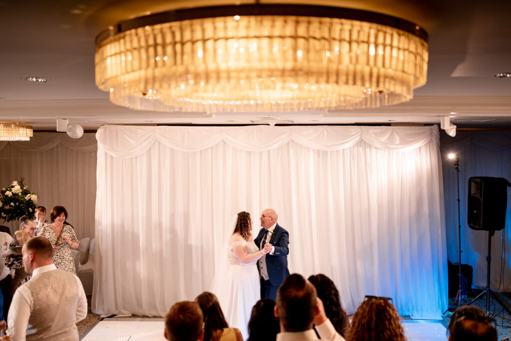 Bride and Groom during their Chewton Glen wedding by Chewton Glen wedding photographer Martin Bell Photography
