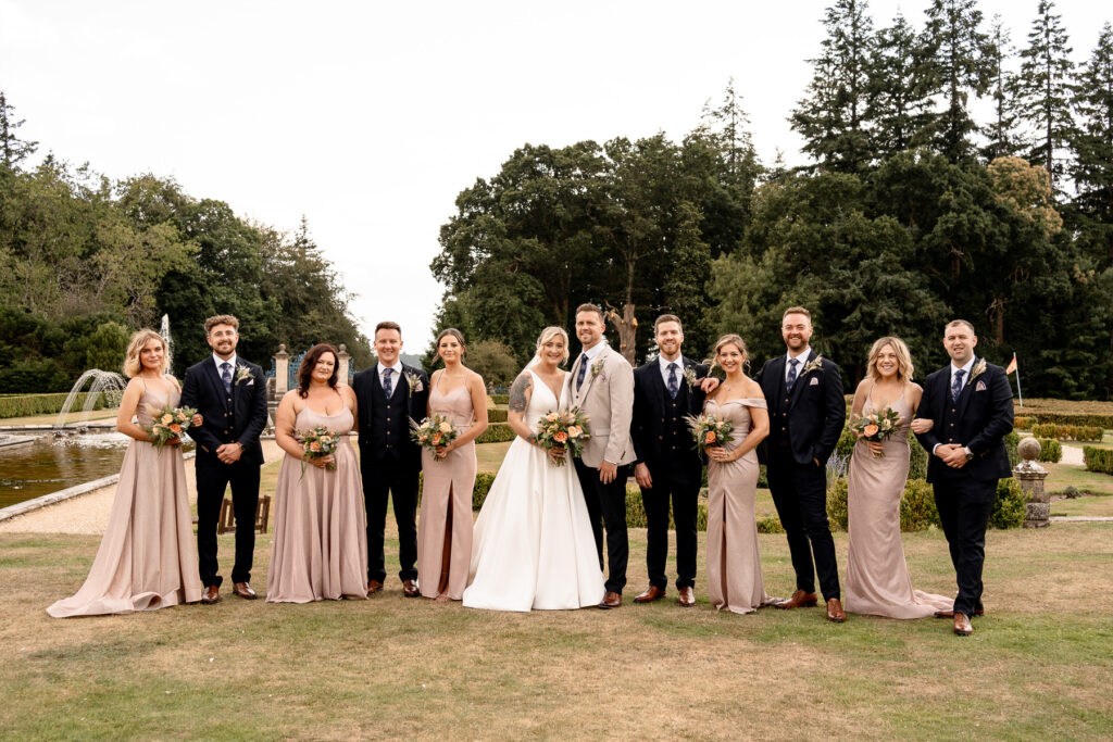 Bridal Party - Ellie & Sam's wedding at Rhinefield House Hotel