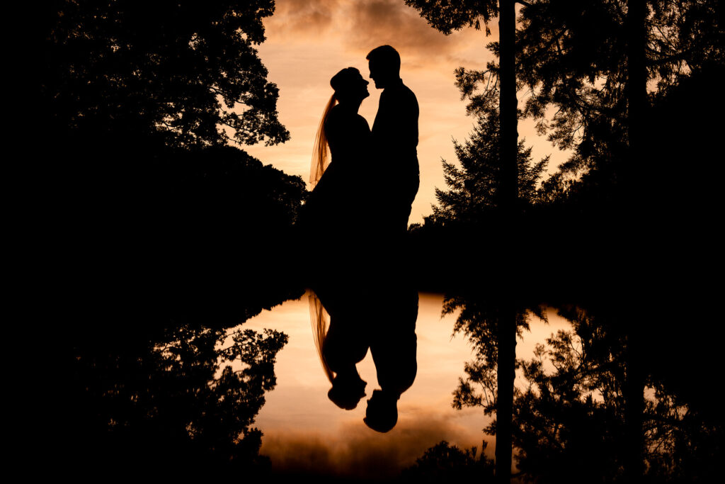 Couple portrait - Rhinefield House Hotel Wedding photographer for Ellie and Sam 
