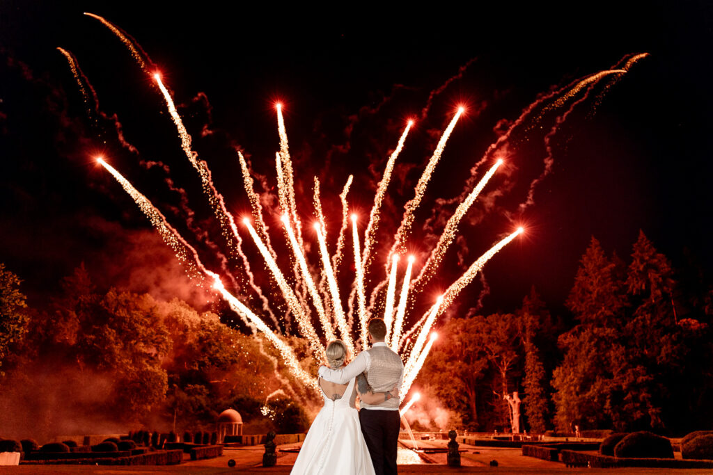 Fireworks - Rhinefield House Hotel Wedding photographer for Ellie and Sam 