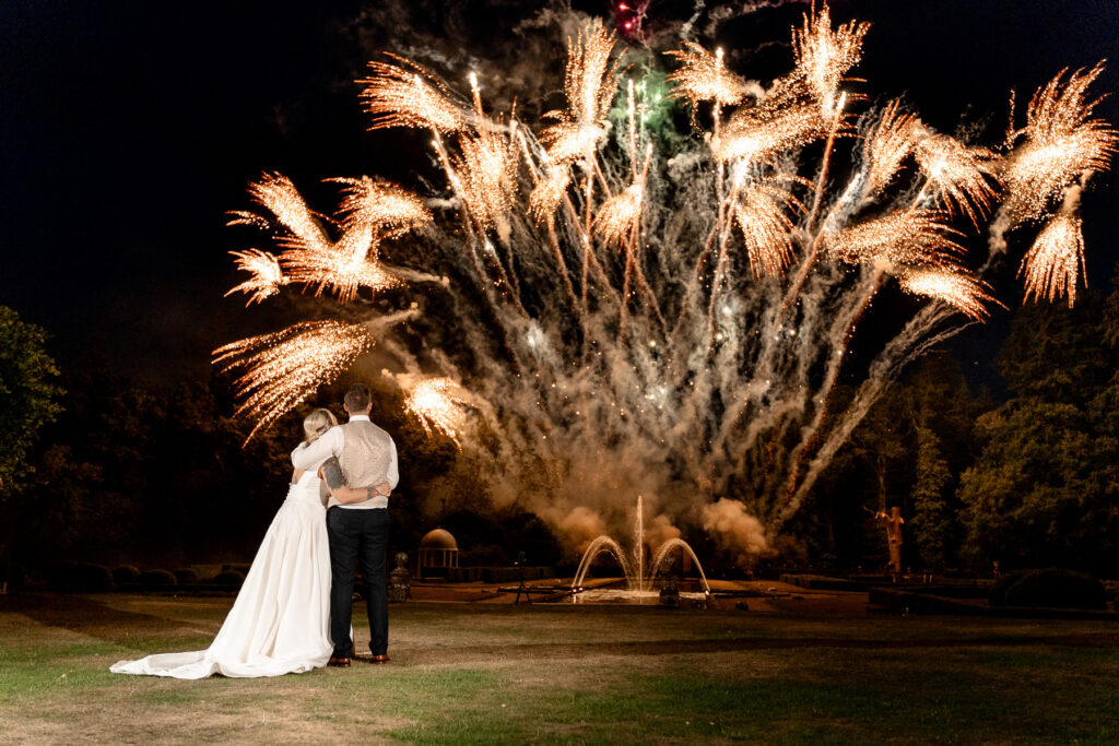 Fireworks - Rhinefield House Hotel Wedding photographer for Ellie and Sam 