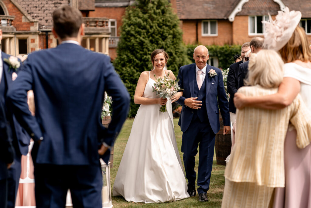 Audleys Wood Hotel wedding photographer - Martin Bell Photography - Outdoor ceremony