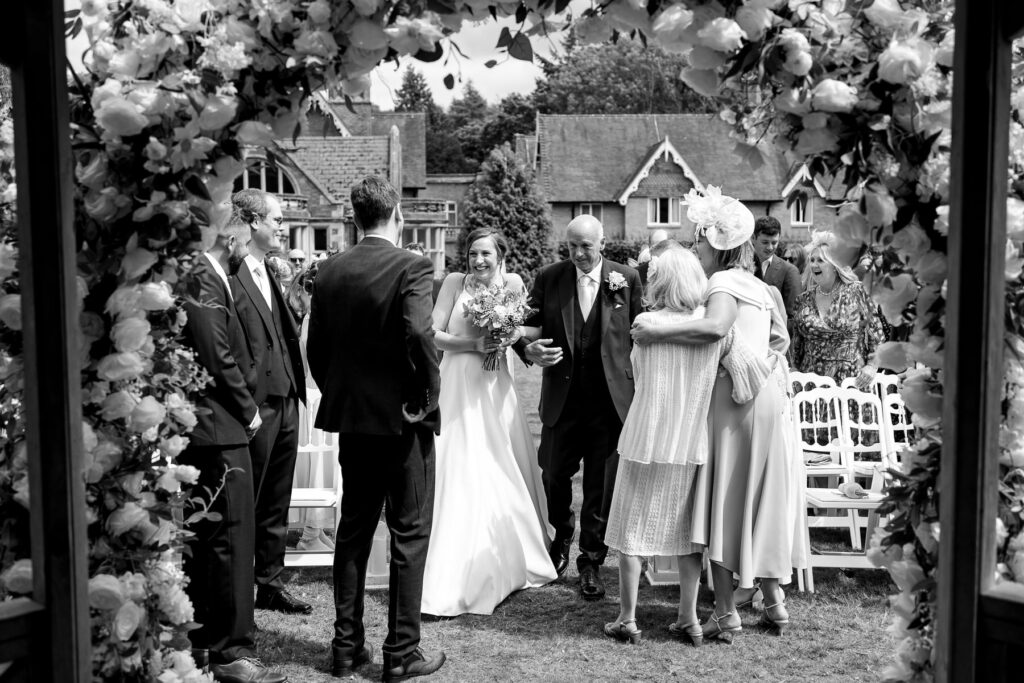 Audleys Wood Hotel wedding photographer - Martin Bell Photography - Outdoor ceremony