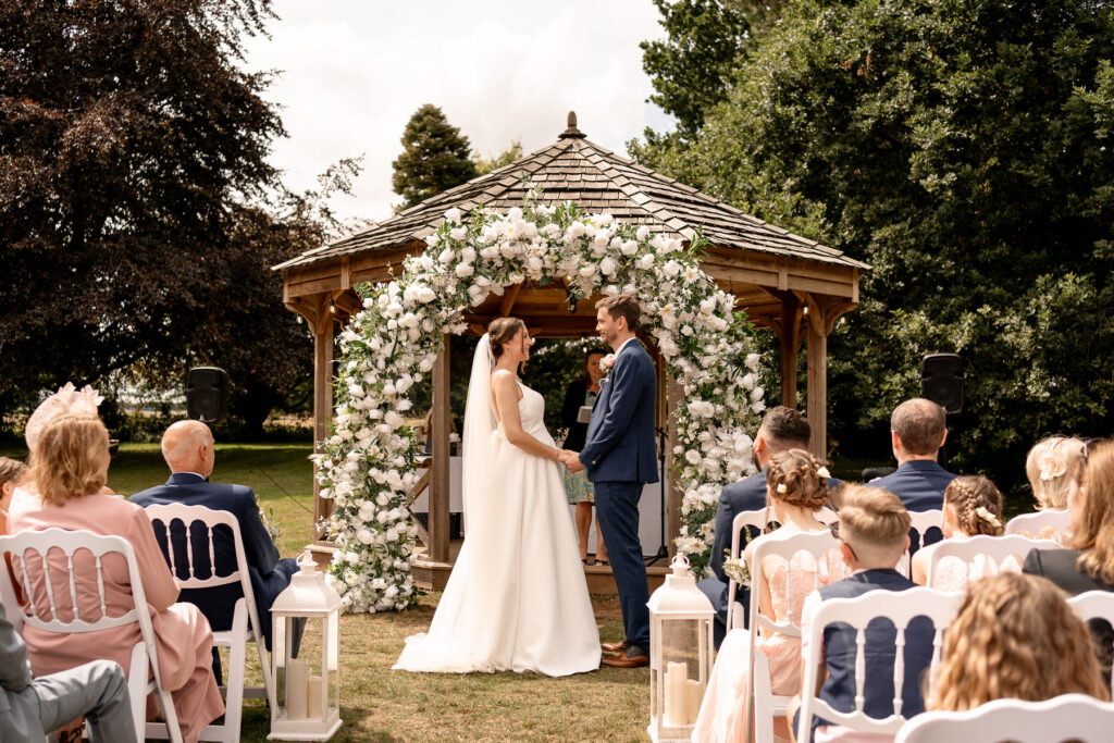 Audleys Wood Hotel wedding photographer - Martin Bell Photography - Outdoor ceremony