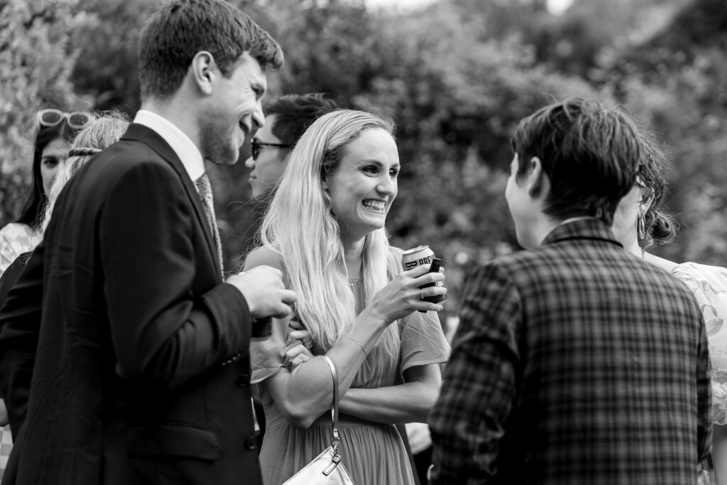Natural candid wedding photography at The Great Barn Devon