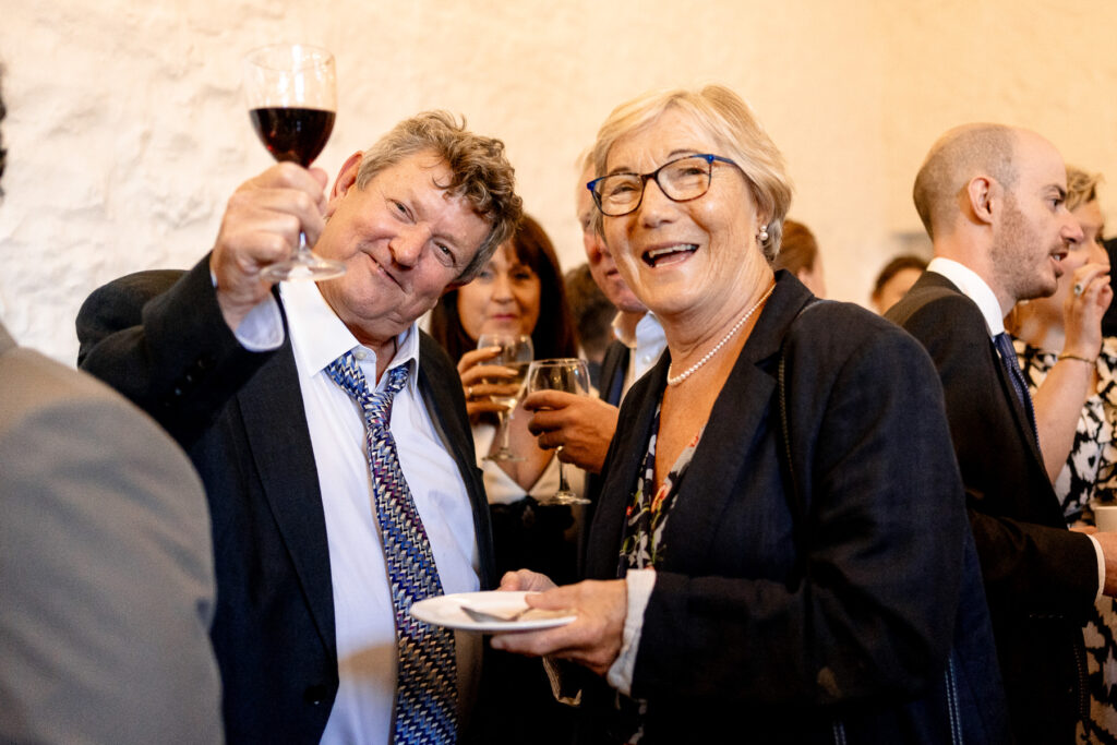 Natural candid wedding photography at The Great Barn Devon