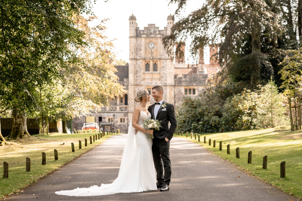 Megan and Dan’s elegant black-tie wedding at Rhinefield House in the New Forest, captured by Martin Bell Photography.
