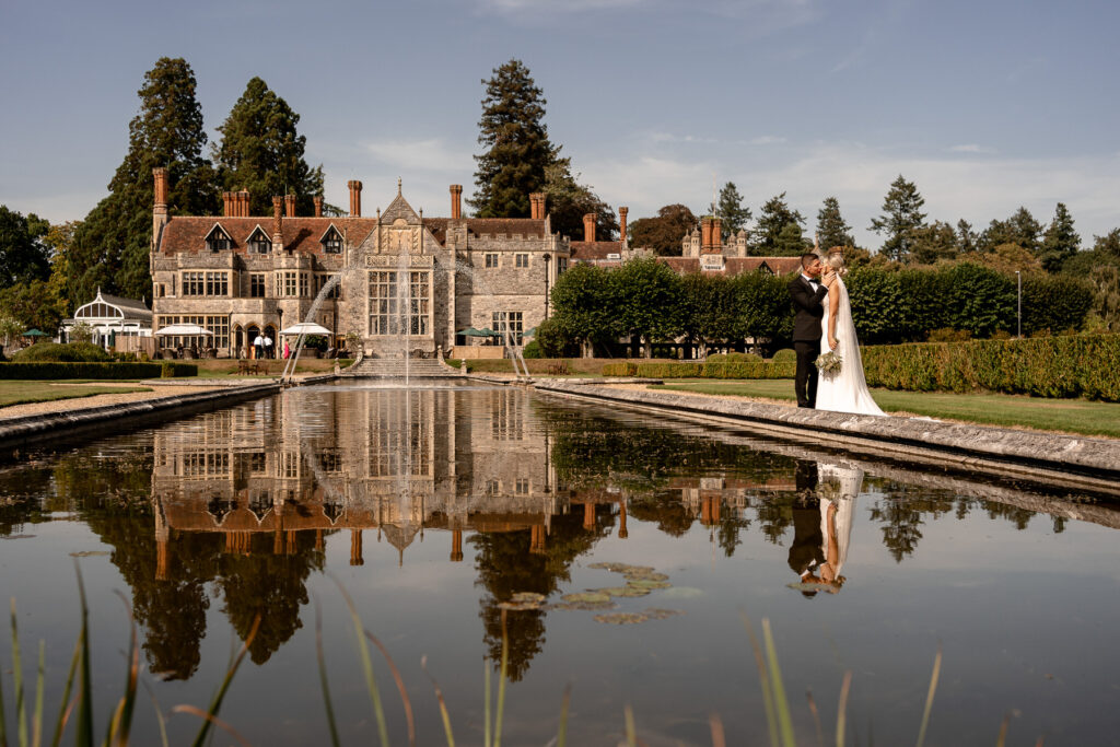 Megan and Dan’s elegant black-tie wedding at Rhinefield House in the New Forest, captured by Martin Bell Photography.
