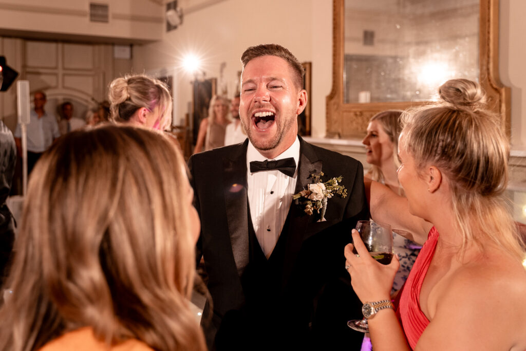 Megan and Dan’s elegant black-tie wedding at Rhinefield House in the New Forest, captured by Martin Bell Photography.