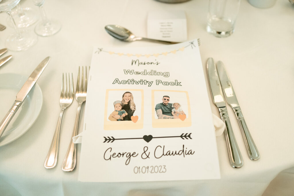 unique wedding favours at a Summer wedding at Audleys Wood