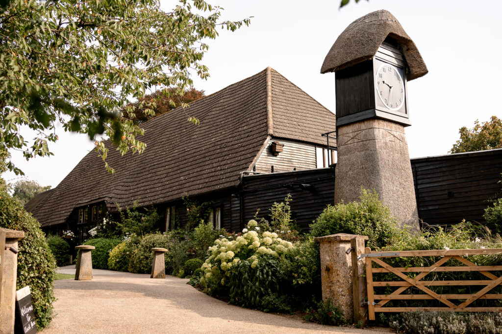 Clock Barn wedding photos by Martin Bell Photography