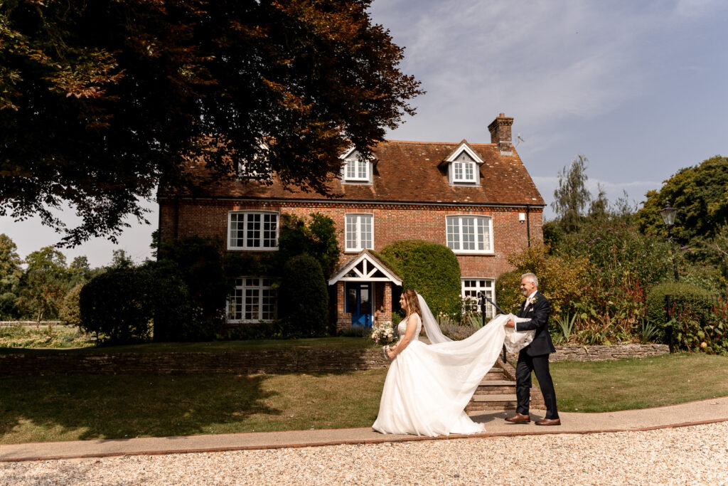 Clock Barn wedding photos by Martin Bell Photography