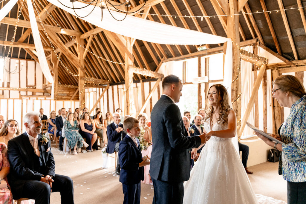 Clock Barn wedding photos by Martin Bell Photography
