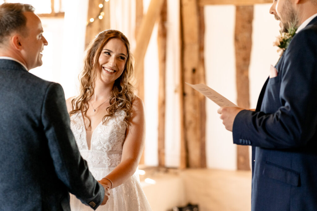 Clock Barn wedding photos by Martin Bell Photography