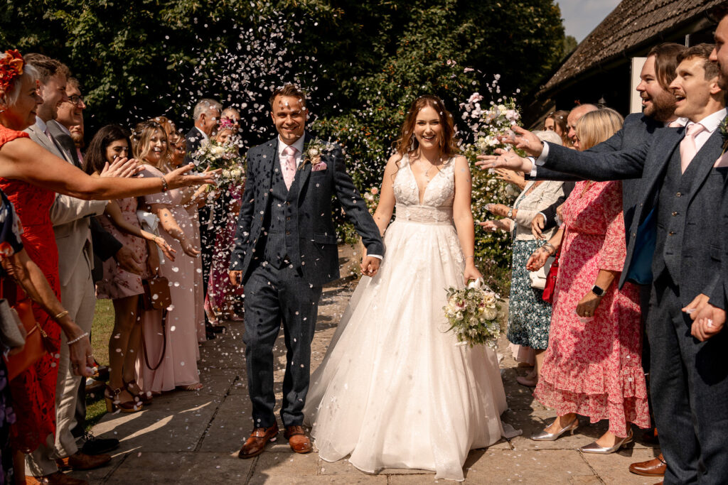 Clock Barn wedding photos by Martin Bell Photography