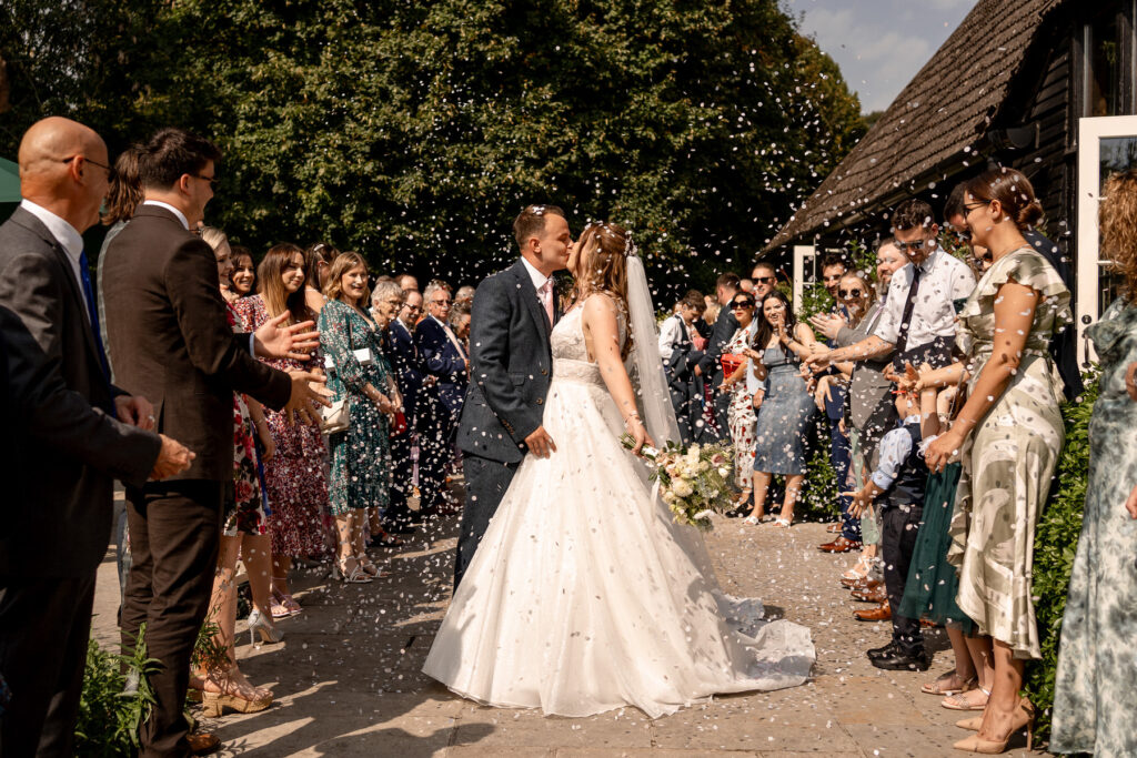 Clock Barn wedding photos by Martin Bell Photography