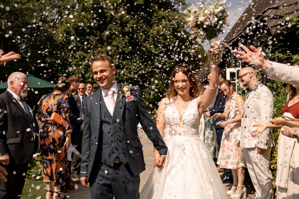 Clock Barn wedding photos by Martin Bell Photography