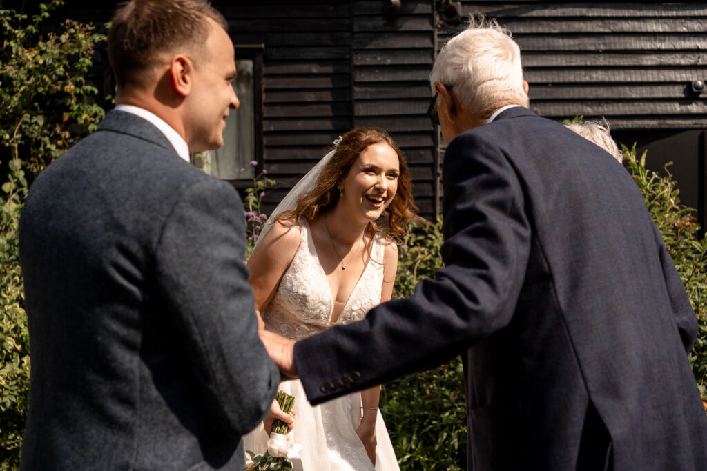 Clock Barn wedding photos by Martin Bell Photography