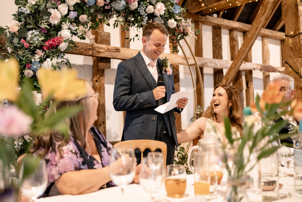 Clock Barn wedding photos by Martin Bell Photography